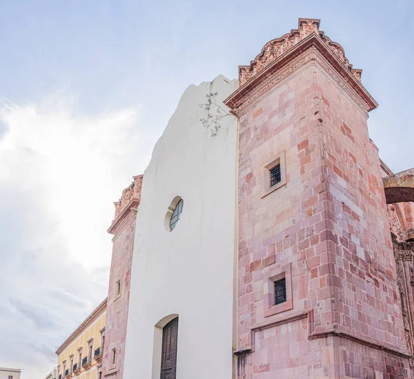 Primo Piano Dell Tempio San Agustin Zacatecas Stato Zacatecas Messico — Foto Stock