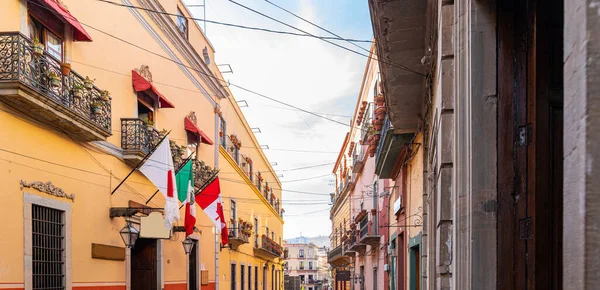 Vista Calle Sopena Ciudad Mexicana Guanajuato —  Fotos de Stock