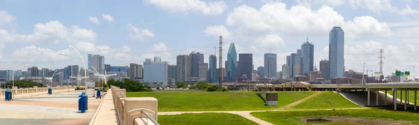 Dallas Skyline Cidade Estado Norte Americano Texas — Fotografia de Stock