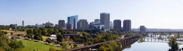 Richmond Virginia Állam Fővárosa Amerikai Egyesült Államok Tiszta Alatt — Stock Fotó