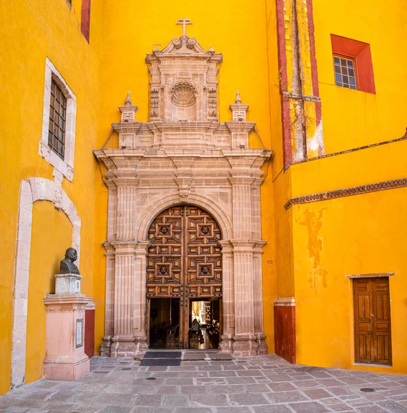 Parroquia Baslica Colegiata Nuestra Seora Guanajuato Ciudad Mexicana Guanajuato — Foto de Stock