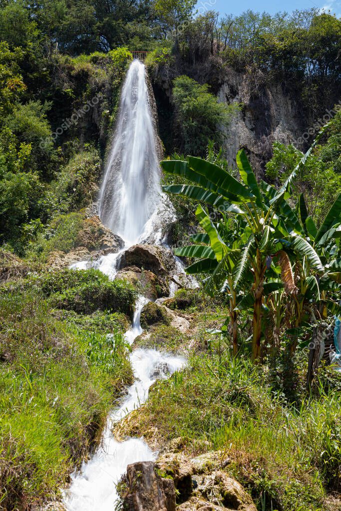 La Cascada conocida como El Chorrito, en el estado mexicano de