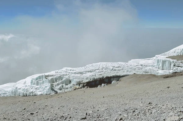 Escenarios Paisajes Montañosos Sobre Las Nubes Monte Kilimanjaro Tanzania — Foto de Stock