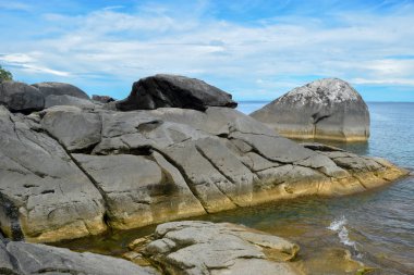 Gökyüzüne karşı Manzaralı Göl, Kande Sahili, Malavi Gölü, Malavi