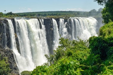 Manzaralı şelale, Victoria Şelalesi, Zimbabwe