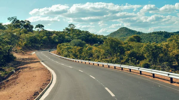 Порожня Дорога Неба Велика Східна Дорога Замбія — стокове фото