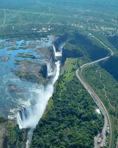 Victoria Falls Air Zimbabwe — Stock Photo, Image