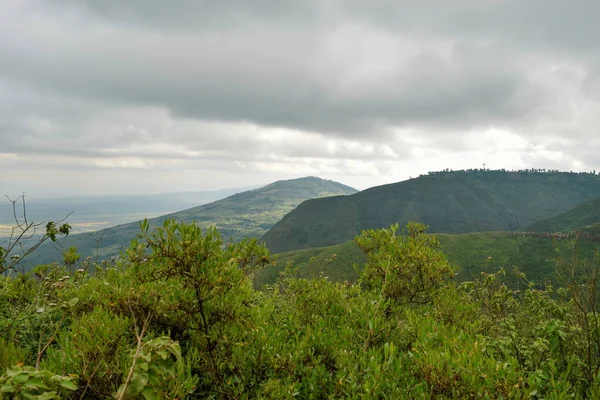 Wędrówki Wzgórzach Kijabe Kikuyu Escarpment Kijabe Kenia — Zdjęcie stockowe