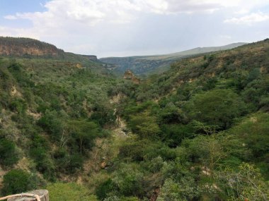 Hell 's Gate Ulusal Parkı, Naivasha, Tanzanya' daki manzara geçitleri