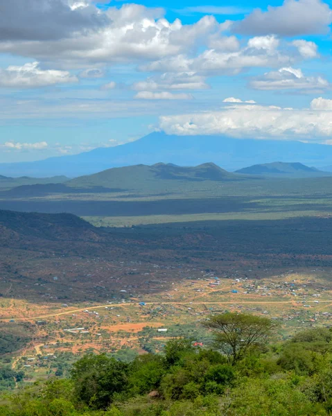 Paisajes Escénicos Montaña Los Flancos Del Monte Kilimanjaro — Foto de Stock