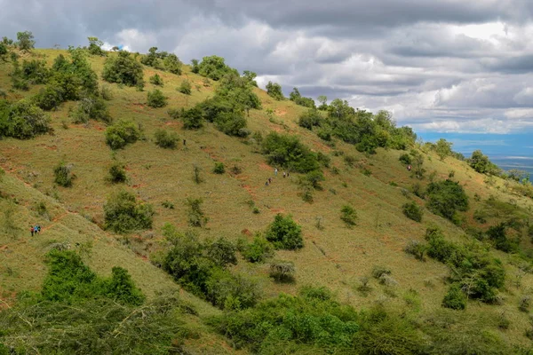 Paisajes Escenicos Montaña Tanzania Vistos Desde Monte Joro Orok Namanga — Foto de Stock
