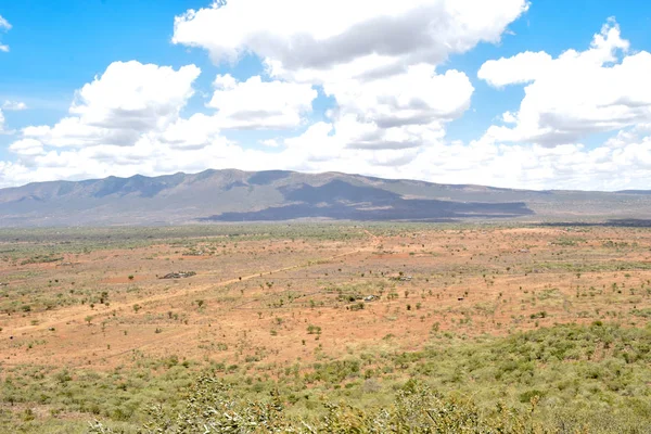 Malownicze Krajobrazy Górskie Tle Nieba Kenii Aberdare Ranges — Zdjęcie stockowe