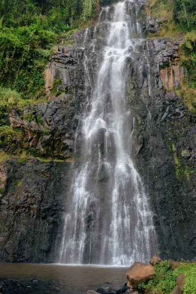 Cachoeira Panorâmica Floresta Aberdare Ranges Quênia — Fotografia de Stock