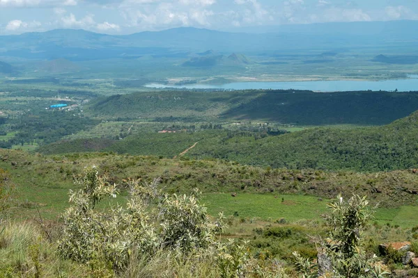 Caminhando Nas Paisagens Panorâmicas Panorâmicas Panorâmicas Montanha Quênia Rural Aberdare — Fotografia de Stock