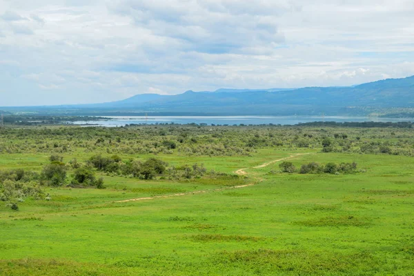 Scenci Lke Sky Lake Elementaita Nivasha Rift Valley Kenya — Foto de Stock