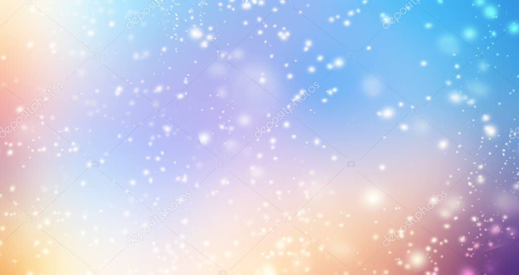 abstract sparkle stardust on colorful background