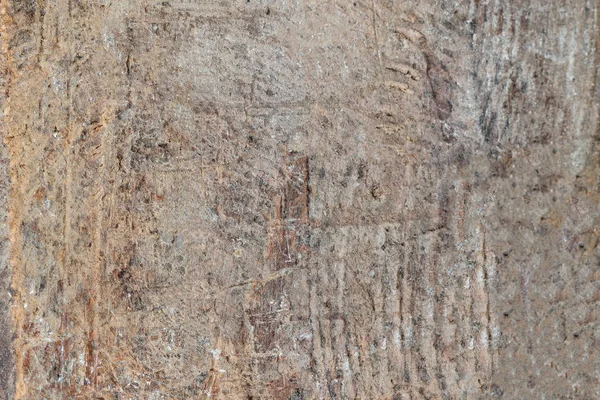 深棕色划伤木制切割板 — 图库照片
