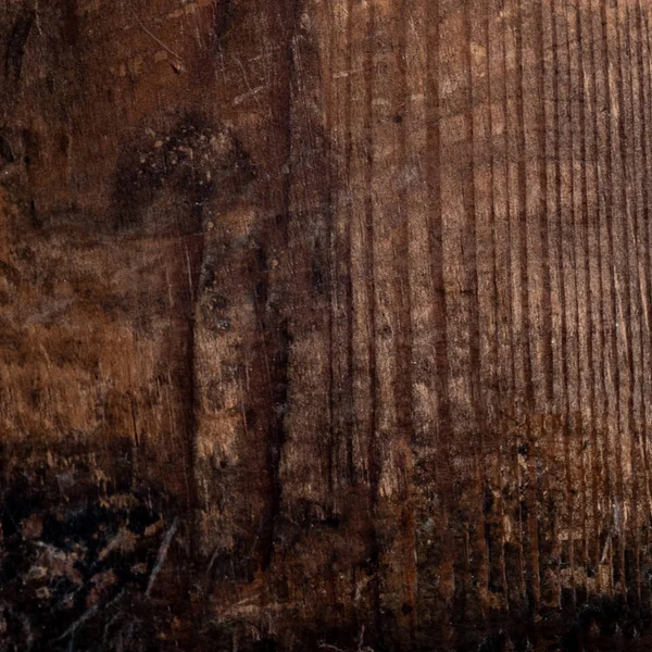 Textura Madera Tabla Cortar Madera Rayada Marrón Oscuro Fondo Oscuro —  Fotos de Stock