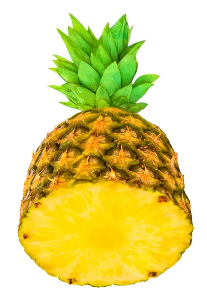 Ananasfrüchte Isoliert Auf Weißem Hintergrund — Stockfoto