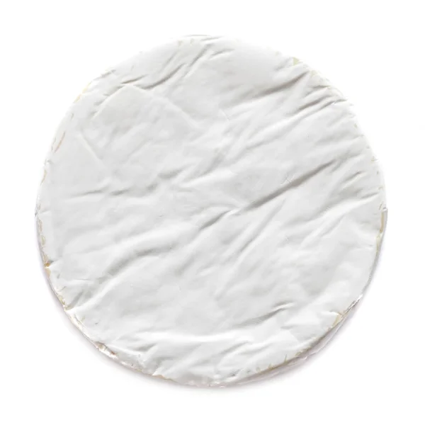 Camembert Izolowany Białym Tle — Zdjęcie stockowe