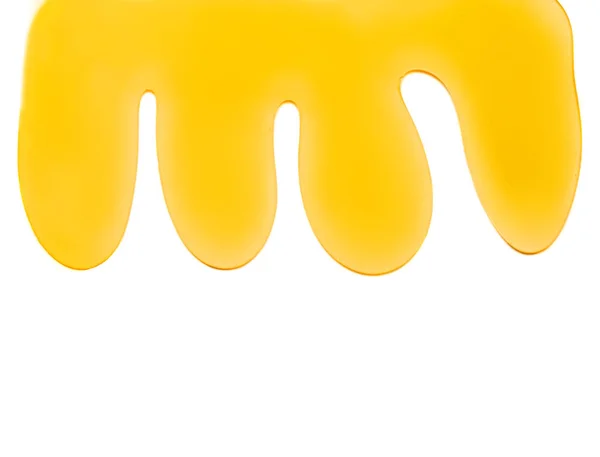 Honigfleck Isoliert Auf Weißem Hintergrund — Stockfoto