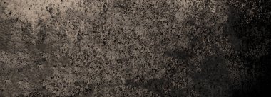 Karanlık grunge arka plan. Toz kaplama ve çizikler ile sıkıntı arka plan. Gri dağınık duvar kağıdı. 