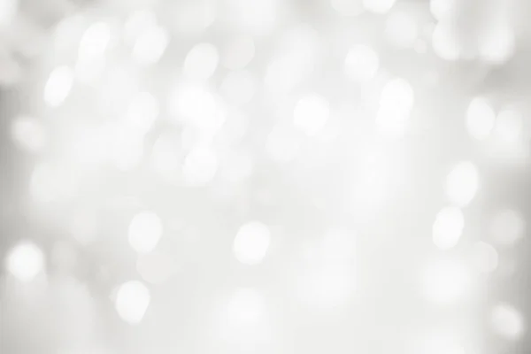 Elegante Abstract Silver Christmas Sfondo Con Luci Bokeh Bianche Poster — Foto Stock