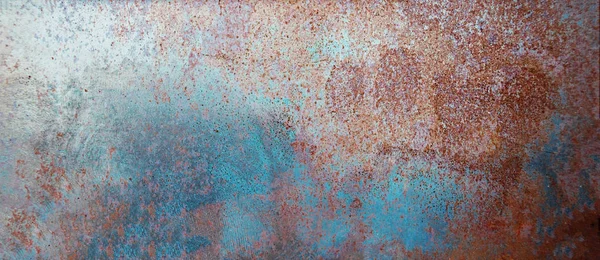 Rust Metal Textured Wall Background Scratches — Stock Photo, Image