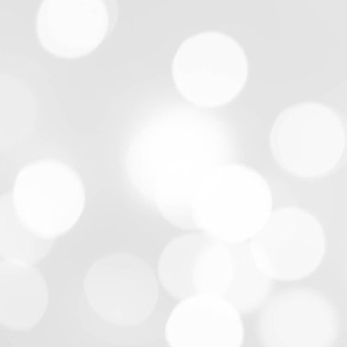 Gümüş ve beyaz bokeh ışıkları ile arka plan