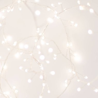 Gümüş Noel Kış arka plan ile şenlikli parlayan bokeh ışıklar, boşaltmak