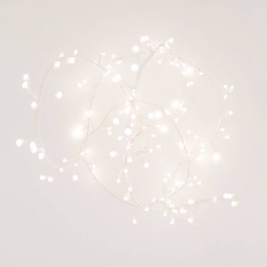 Gümüş Noel Kış arka plan ile şenlikli parlayan bokeh ışıklar, boşaltmak