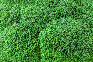 Brokoli dokulu arka plan. Taze brokoli sebze