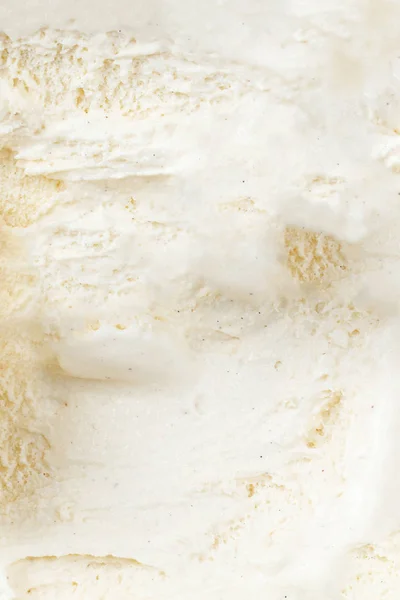 Vanilla Ice Cream Background Macro Summer Abstract Background — Stock Photo, Image