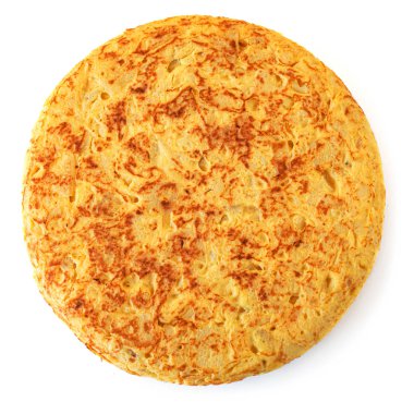 Otantik İspanyol patates omlet tortilla de patatas isola denir