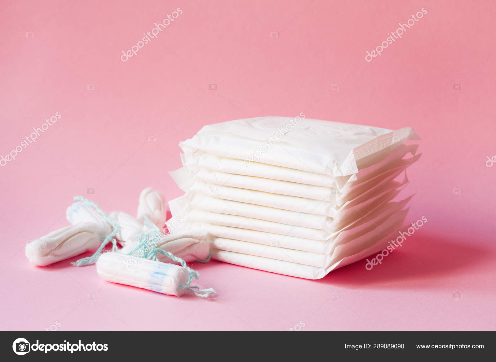 sanitary pads and tampons