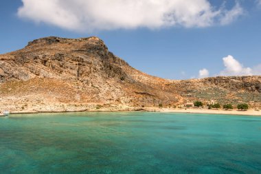 Antik Gramvousa Fort büyük Dağı'nda