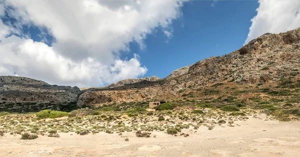 Montañas Cerca Laguna Balos — Foto de Stock