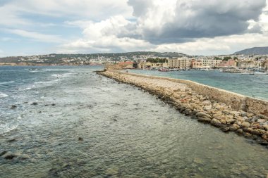 Girit Adaları, city of Chania deniz Panoraması