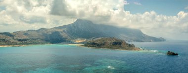 Antik Gramvousa Fort Girit yanında olduğunu