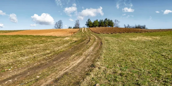 I campi sono arati — Foto Stock