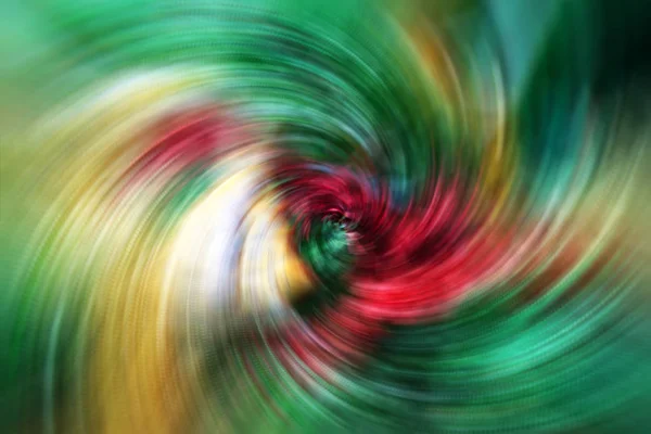 Spiral Christmas green yellow red blurred gradient background — Stock Photo, Image