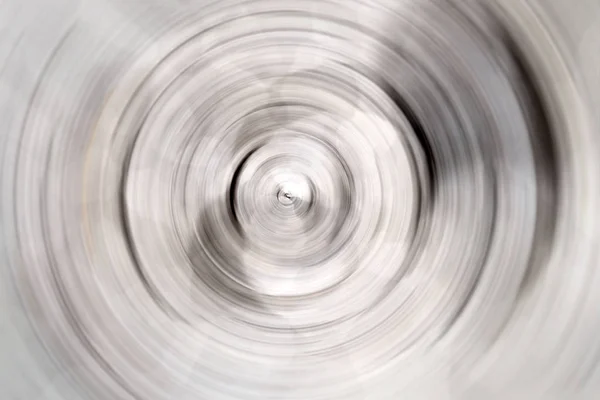 Blurred radial motion gradient white gray background. Circular brushed texture — Stock Photo, Image