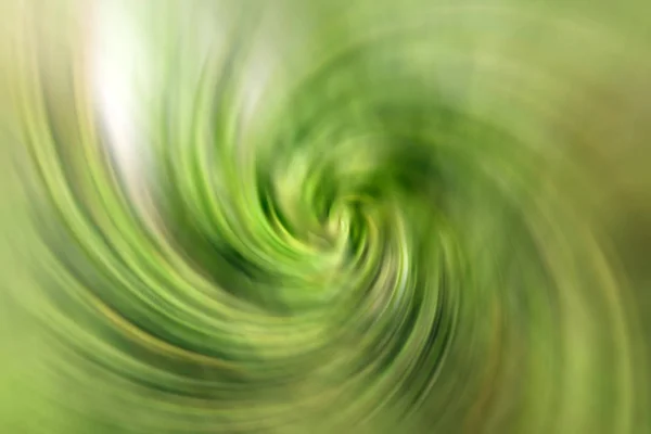 Vórtice espiral verde desfocado gradiente fundo — Fotografia de Stock