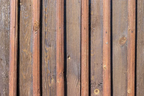 具有垂直木板的旧木制背景 — 图库照片