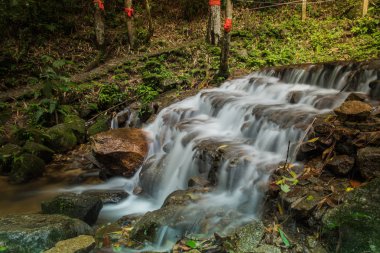 Yumuşak su akışı doğal Park, Maekampong şelale, Tayland.