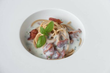 Spagetti bolognese, İtalyan gıda gıda kompozisyonu.