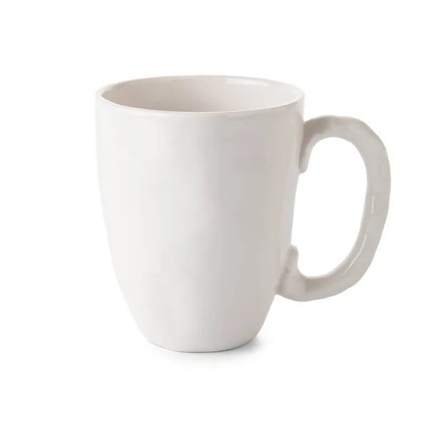 Пустой Чашки Кофе Кружку Белом Фоне — стоковое фото
