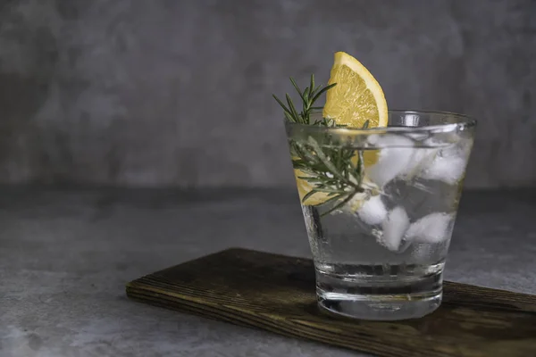 Food Composition Gin Tonic Cocktail — Stock Photo, Image