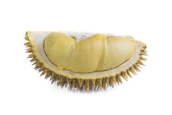Κλείστε Την Προβολή Durian Φρούτα Λευκό Φόντο — Φωτογραφία Αρχείου