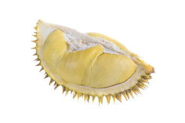 Durian meyve lezzetli altın sarı yumuşak et ile.